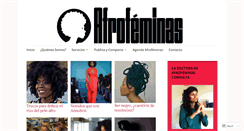 Desktop Screenshot of afrofeminas.com