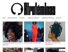 Tablet Screenshot of afrofeminas.com